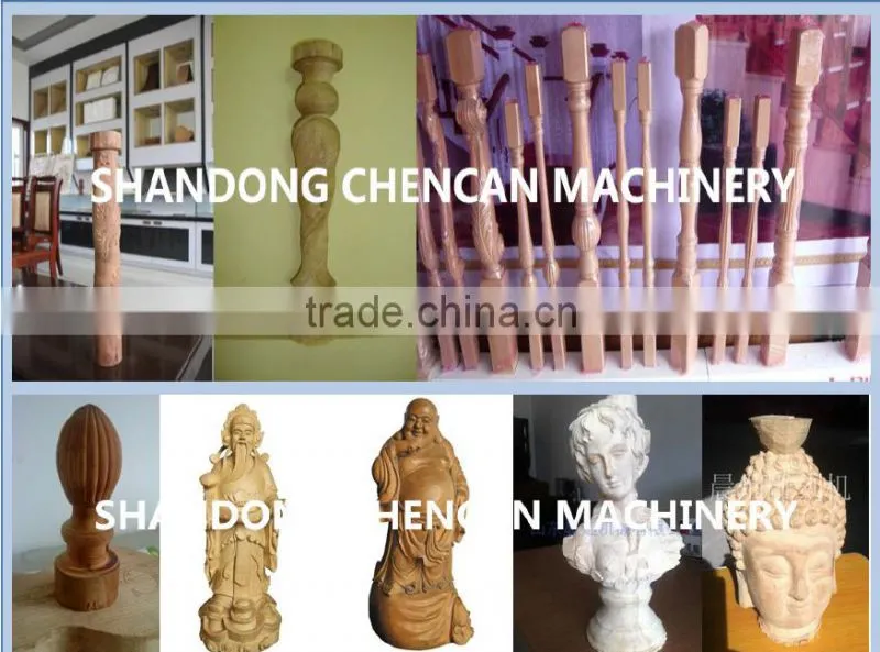 2016 hot sale fast speed high precision Cheap price 3.5KW spindle 3d cnc wood carving machine