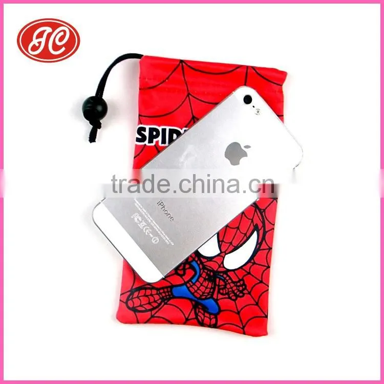 hot new products for 2016 snoopy logo microfiber mobile phone pouch