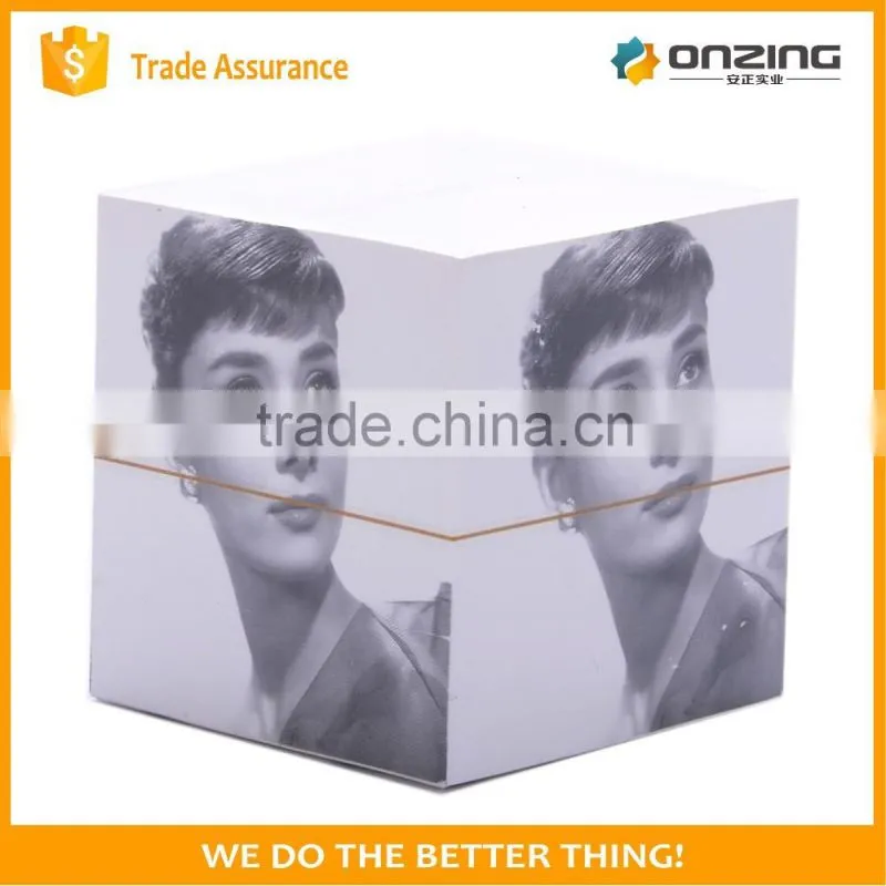 Custom design promotional funny memo block sticky note pad