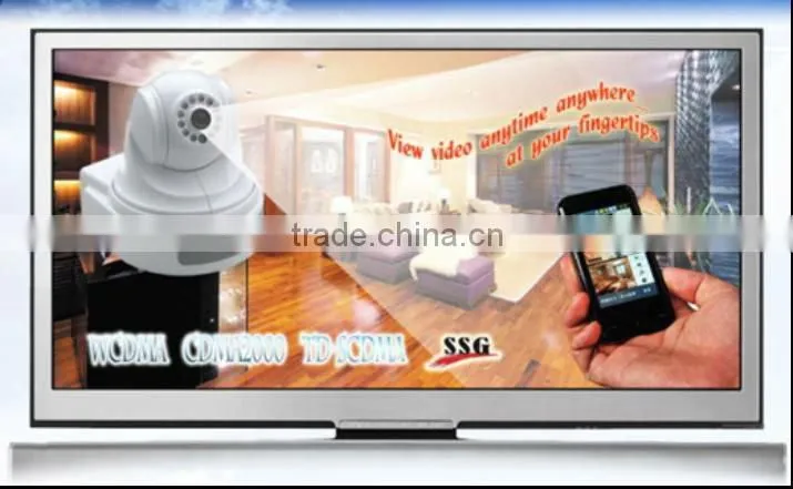 3g wireless home security alarm camera system Entry/Exit delay to arm/disarm function