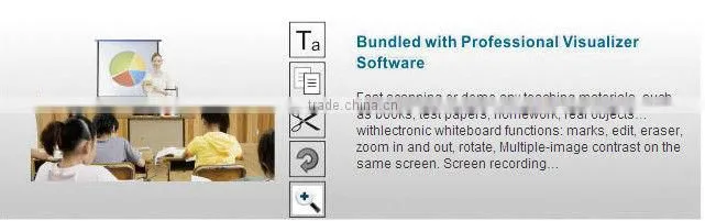 New!~1080P, 5.0 Mega pixel portable document camera .overhead projector