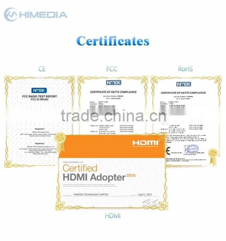 HiMedia Amlogic S912 octa core ott tv box android tv box with 2GB RAM 16GB EMMC