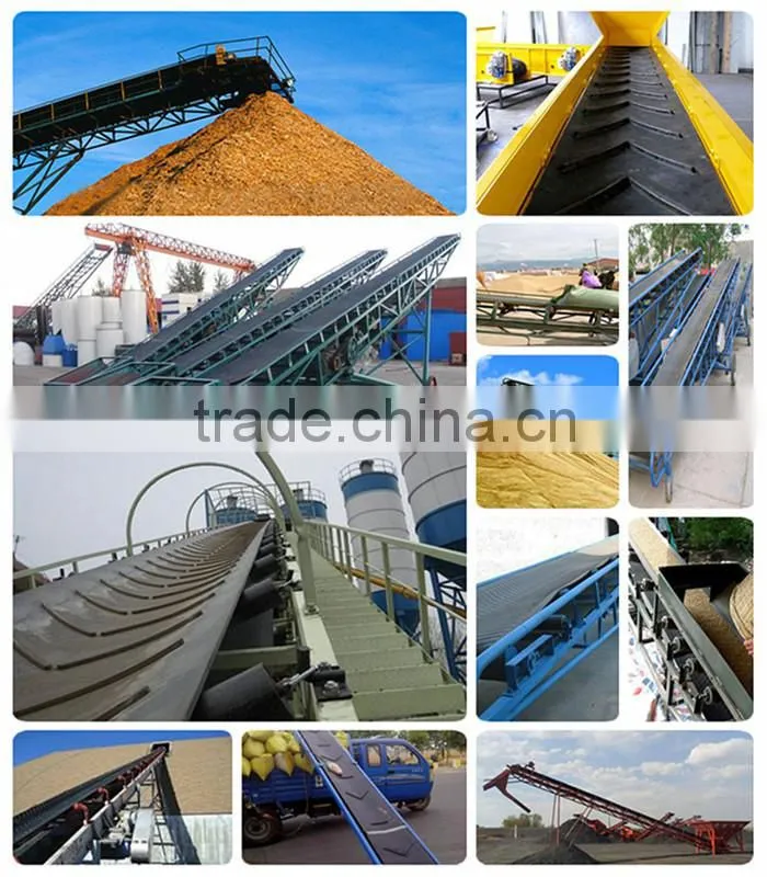 china export market good elasticity rubber v guide conveyor belt
