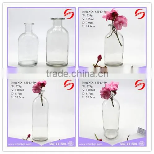 new glass bottle liquid reed diffuser Room diffuser reed diffuser bottles wholesale