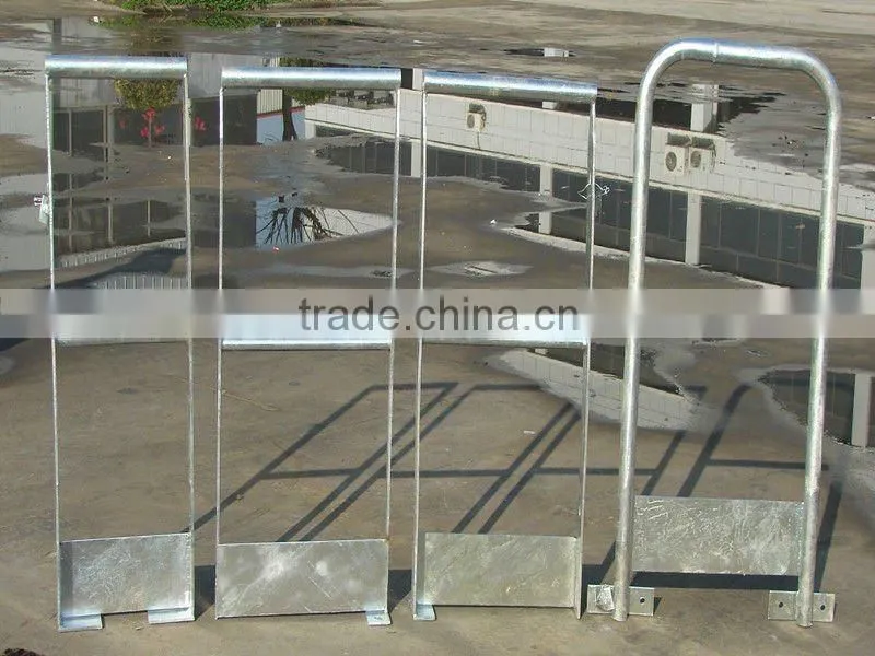 Mild steel handrail and stairs
