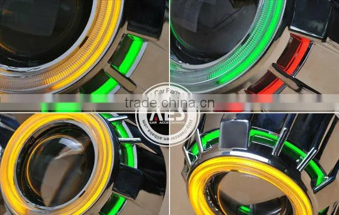 AES hid projector lamp kit dual halo lens kit