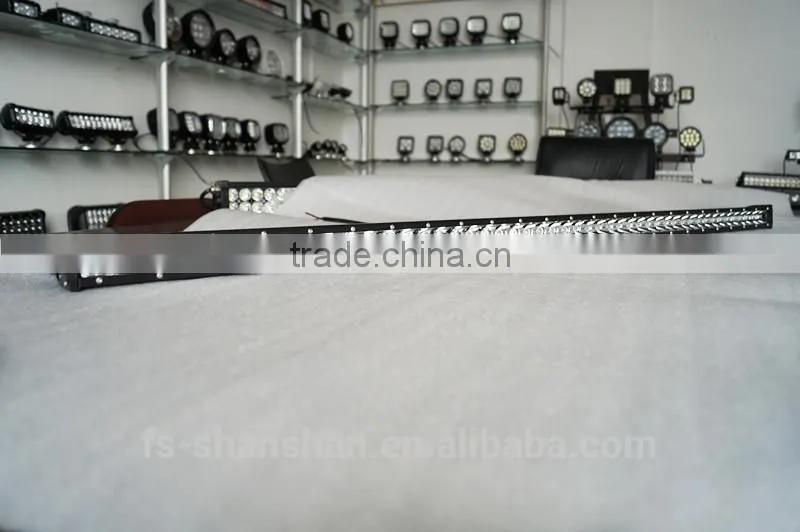 42'' 240w led curved lied light bar flood 240watt single row ROAD VISION LED HEADLIGHTS
