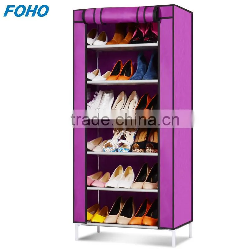 (FH-FC6010)Living Room Furniture Type and General Use Metal Shoe Rack Designs