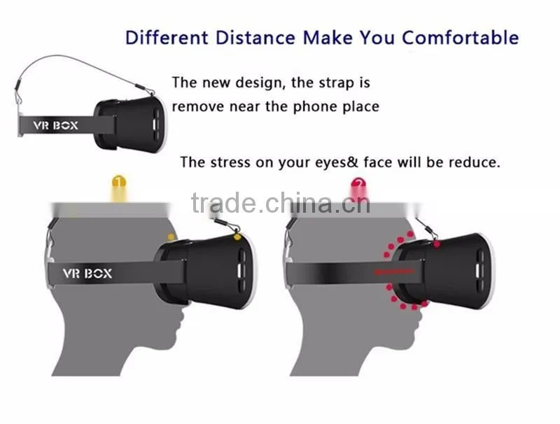 2.0 virtual reality headset 3d VR glasses for smartphone
