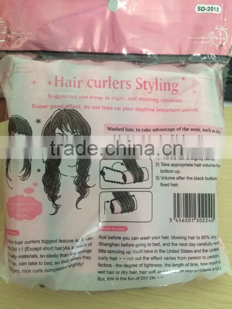 6pcs per bag DIY hairstyle sponge hair roller