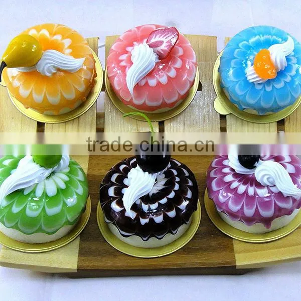 2014 new products 3d PVC fake food Ice Cream Key Chain