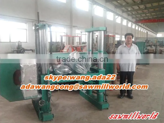 Round Log Cutting Large Scale Portable Horizontal Band Sawmill For Sale