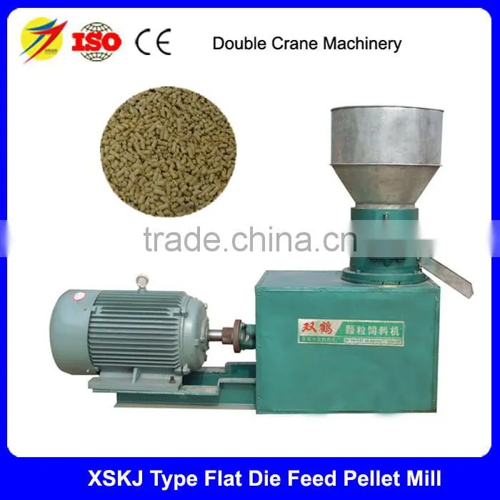 small flat die feed pellet machine chicken farm pellet mill