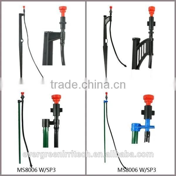 single nozzle irrigation mist plastic sprinkler