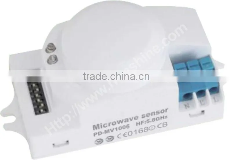 highlight microwave motion sensor light alarm