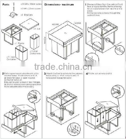 kitchen waste bin
