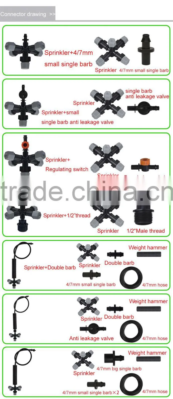 plastic irrigation sprinkler,best quotation,mist sprayer