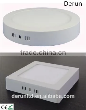 ceiling mounted mini square/round led panel light 6/12/18/24/28w