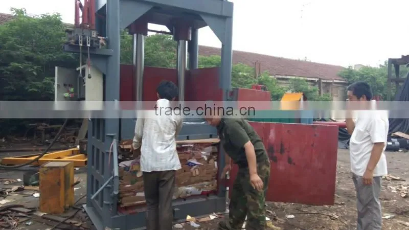 DA-100T Vertical hydraulic semi-automatic waste paper baler
