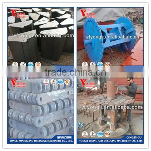 Gold Dredger with bucket chain type and pump suction type