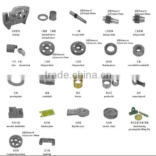 2014 Hot selling New type High speed GQ50 diesel manual steel bar cutter
