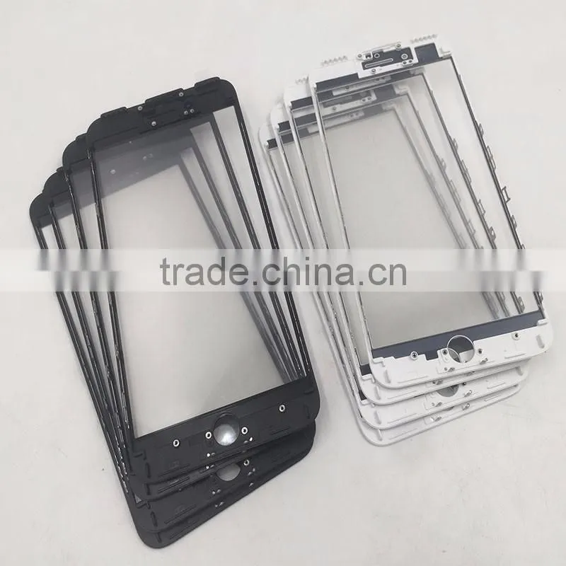 Factory supply quality choice cold press glue frame glass with oca assembly for iphone 7