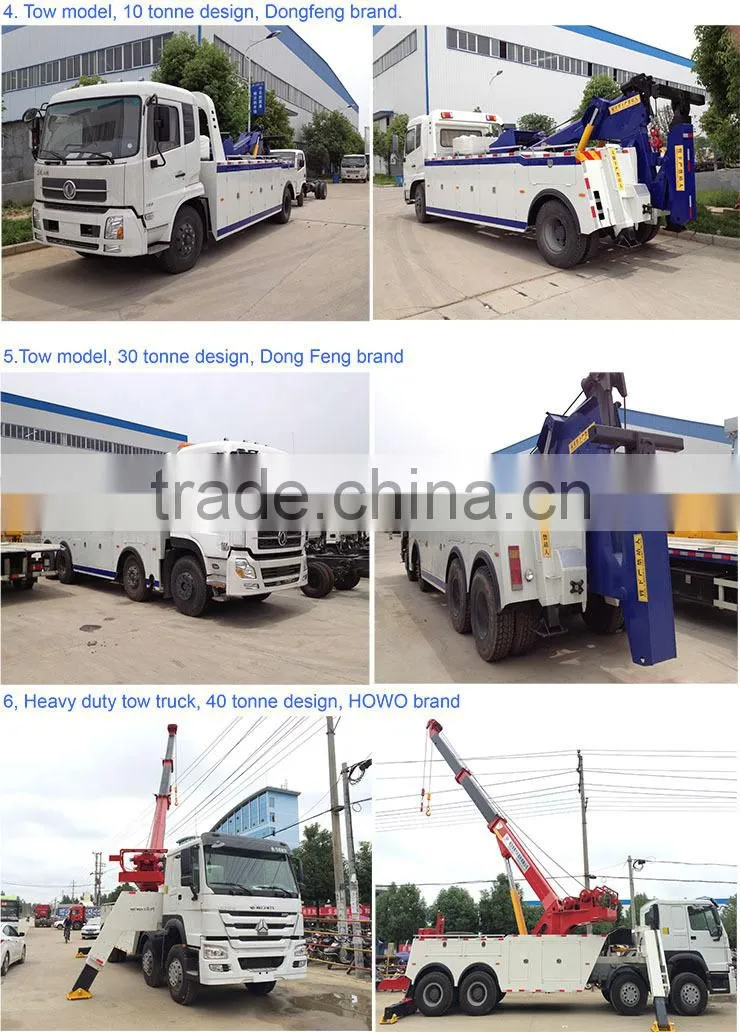 mini road wrecker truck 3 ton, rotator wrecker truck