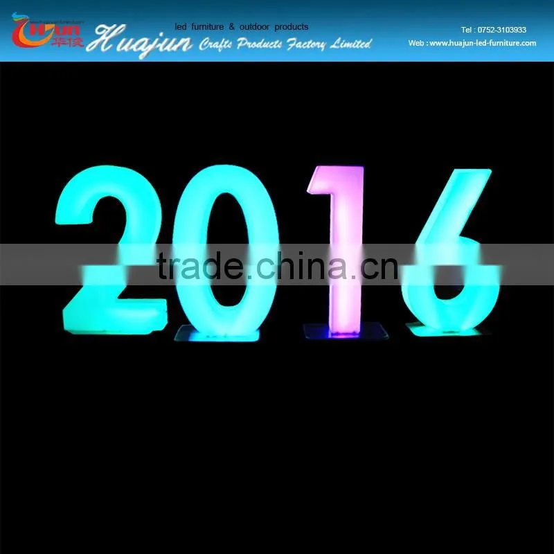 outdoor christmas led glow letters