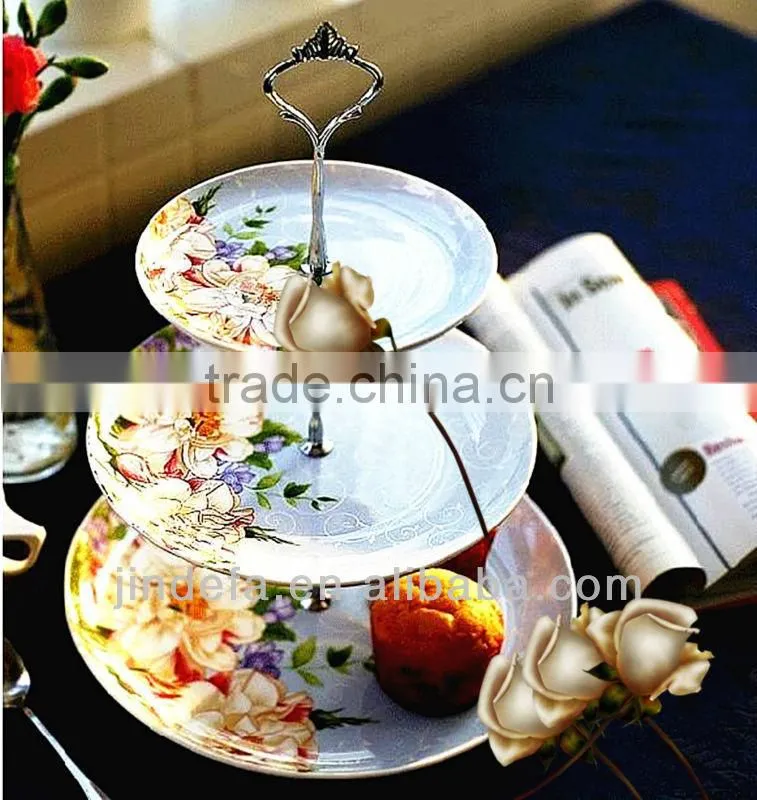 ceramic three-layer plate