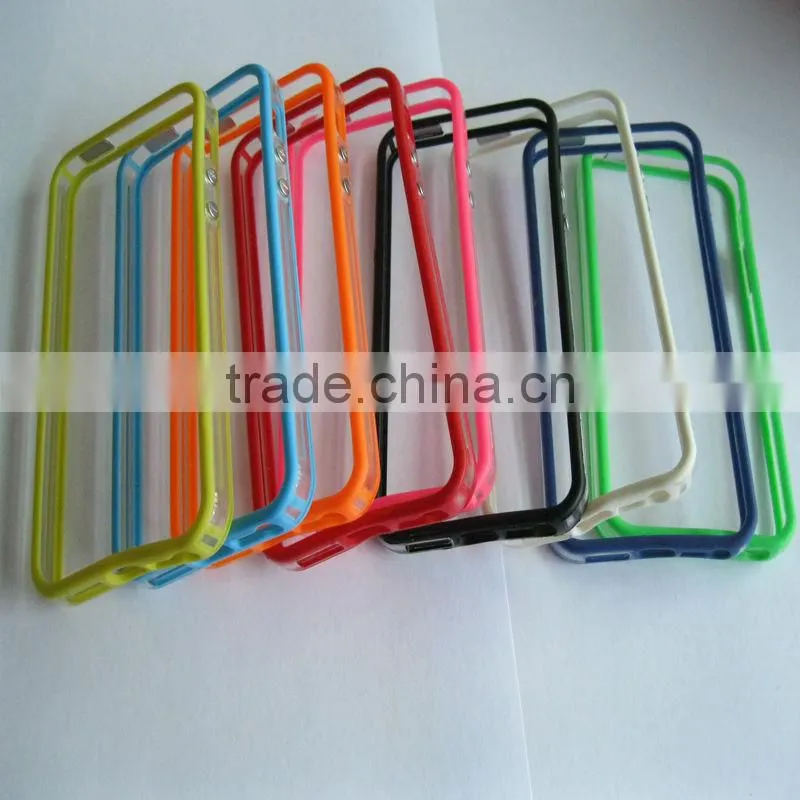 TUP or silicone bumper cell phone cover