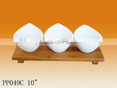 ceramic condiment dispenser, ceramic condiment server, ceramic condiment set