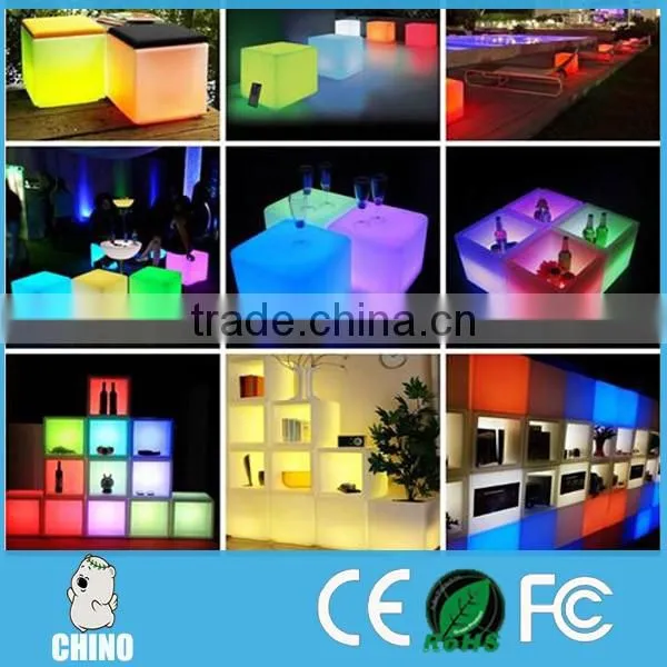 Lounge Bar Chair with Rechargeble Led Light