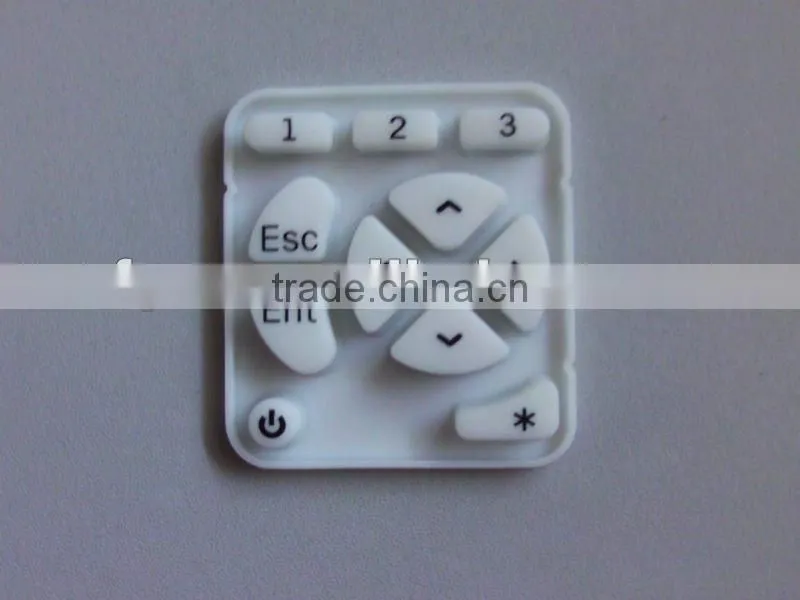 colored silicone button silica gel keypad rubber botton