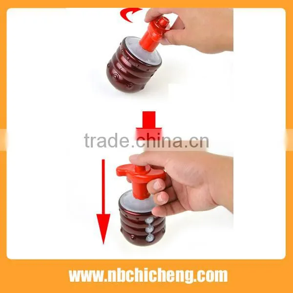 Best Selling LED Flashing Solid Color Spinning Top