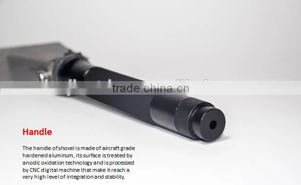 High-quality Multi-use Outdoor Sport Gear with Shovel Hoe Knife Hook Fire Starter