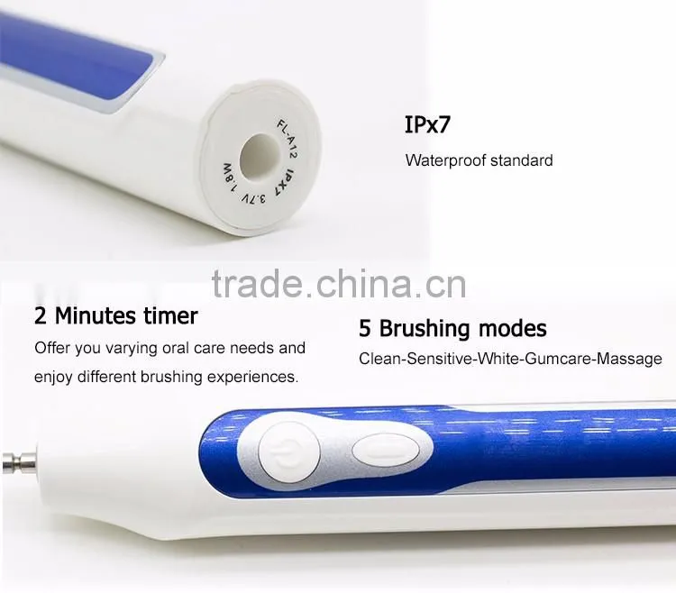 High Quality Rechargeable Sonic Electric Toothbrush With UV Sanitizer