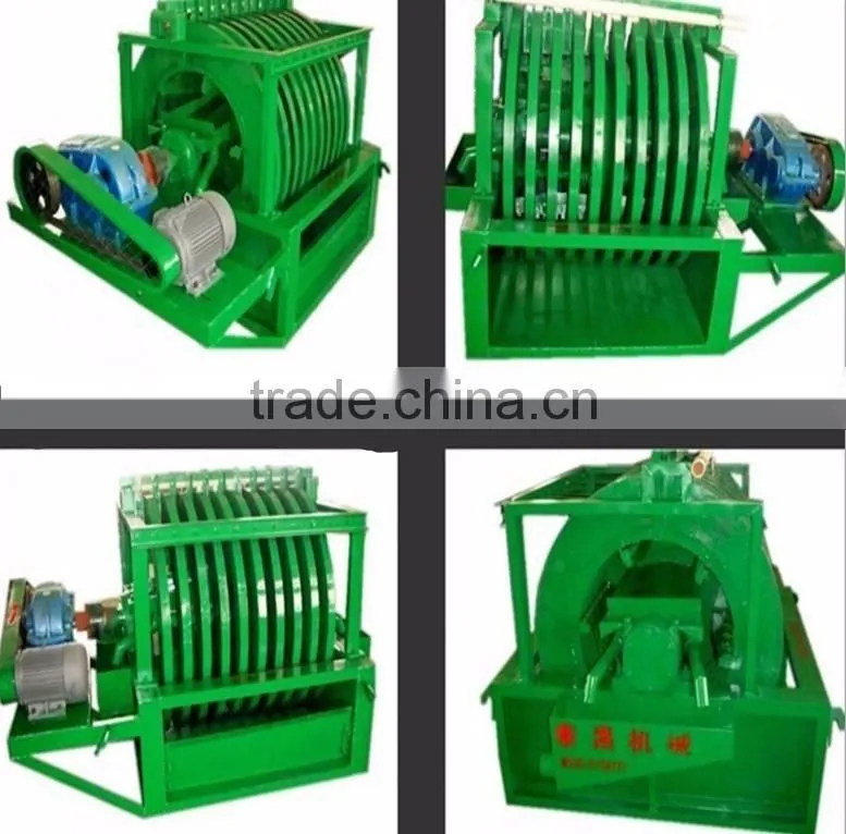 high working efficiency automatic disc magnetic separator