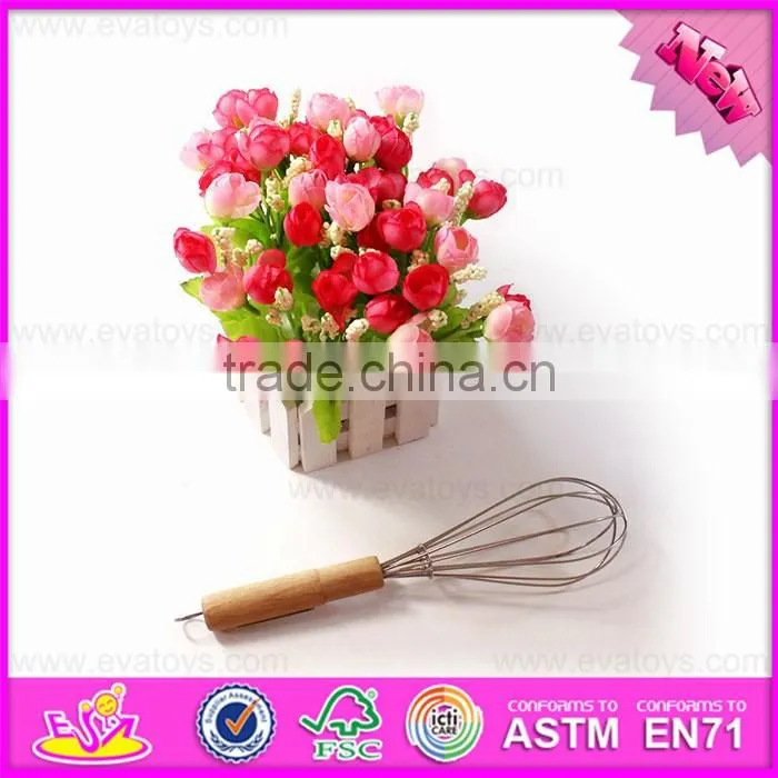 2016 new products wooden egg beater for kitchen,high quality wooden egg beater for kitchen,cheap wooden egg beater W02B029
