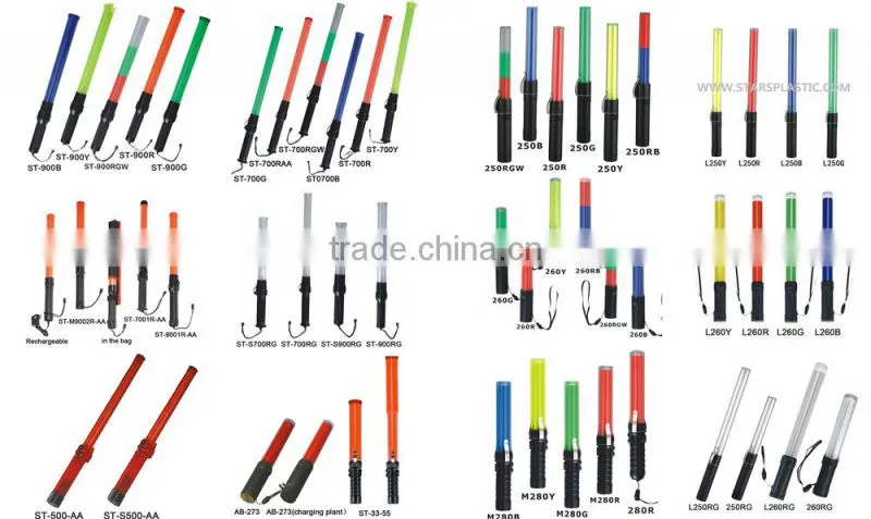 Rechargeable safety baton / Safety police baton / Flashing Wand / Traffic Baton