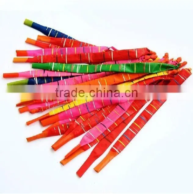 Hot Sale Colorful Latex Free Balloon Magic Rocket Balloon Long Shape Party Balloon