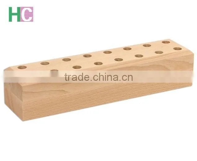 Natural Beech Wood and Pencil Pencil Holder
