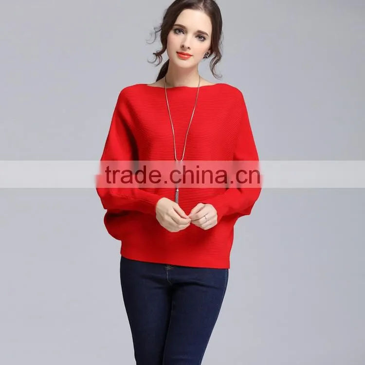 2017 Winter Women Knitted Wool Sweater Design For Girl Winter pullover Sweater