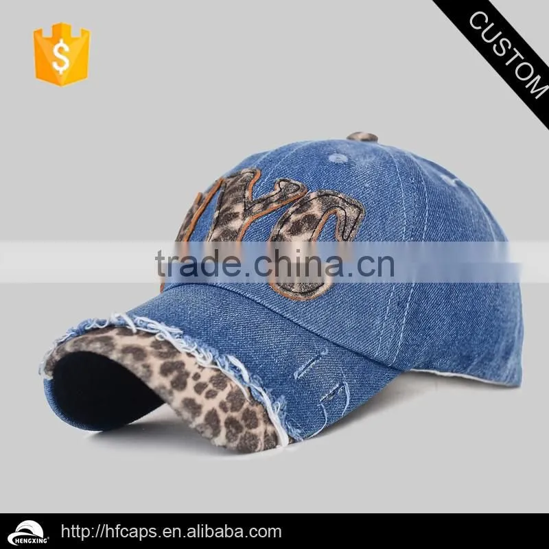 Canvas Custom Applique 6 Panel Baseball Cap And Hat