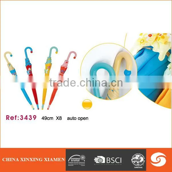 Outdoor Auto Open Waterproof Poe Kids Umbrella Factory China