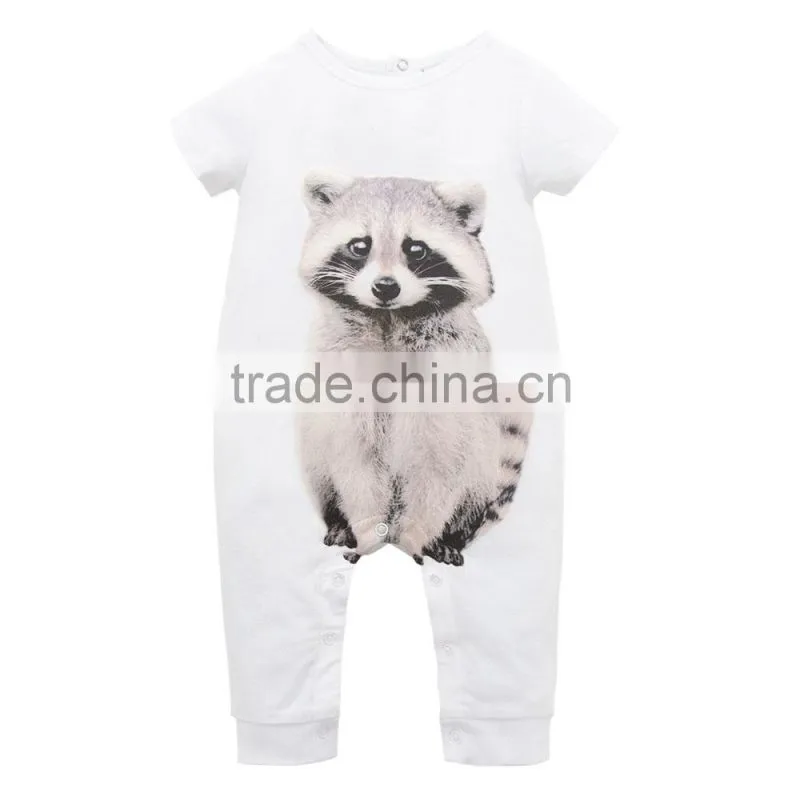 Animal Design Baby Romper Boy