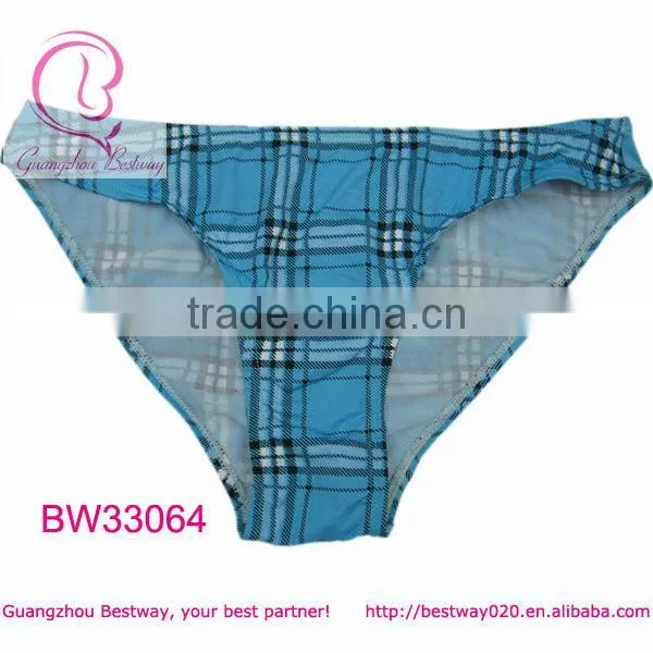 Guangzhou Bestway supply fashion costume plaid panties
