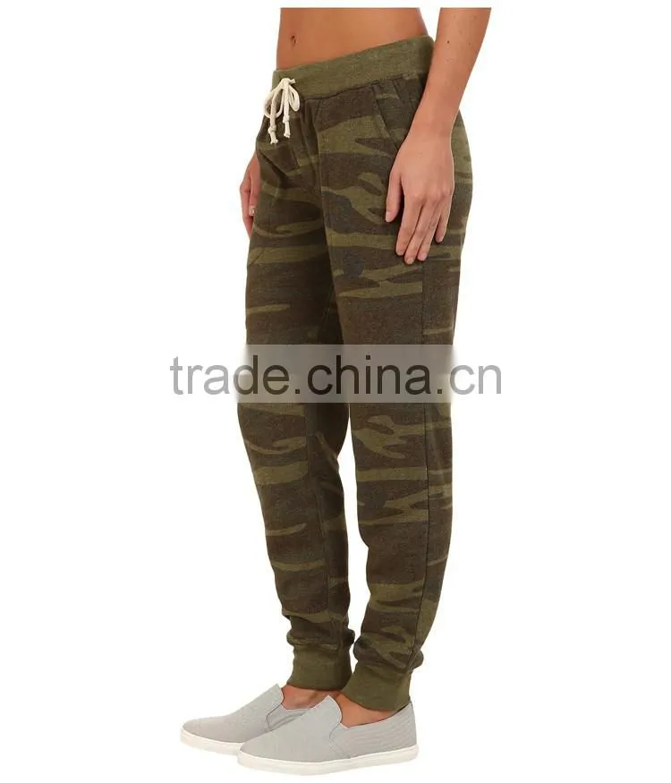 Men french terry jogger pants camouflage trousers cheap wholesale