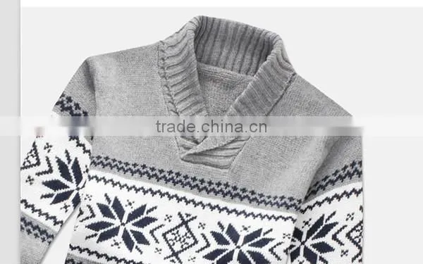 fashion male pullover blue v neck fleece pullover