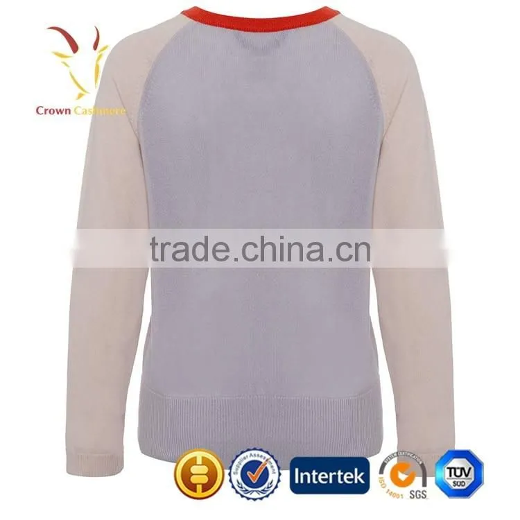 Korean Sweater Knitting Pattern Women Fashion Pullover With Zipper