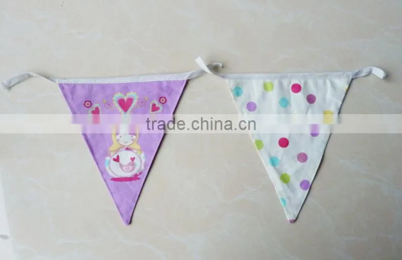 customized pennant bunting flag